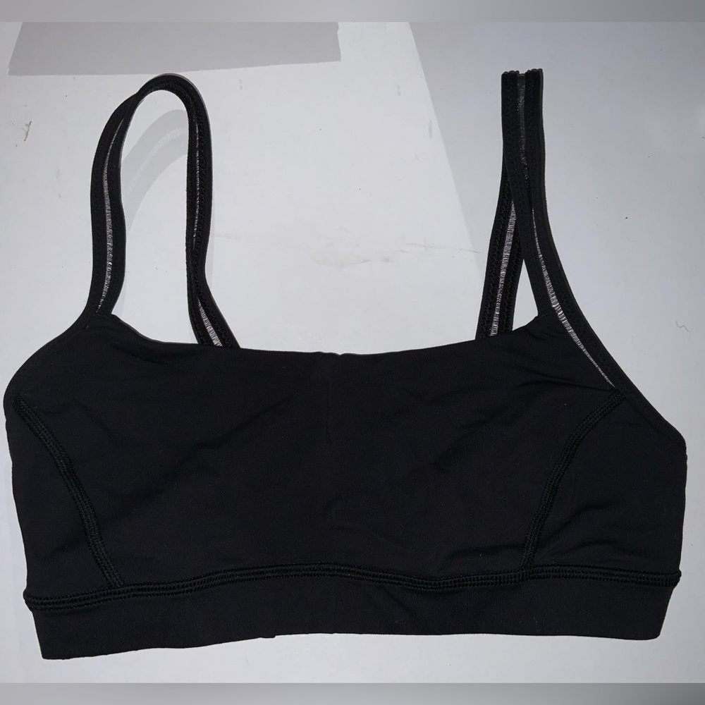 Lululemon Black mesh sports bra size 6